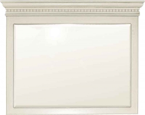 Зеркало белое настенное «Верди Люкс 3»